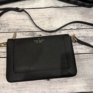 Kate Spade Black Leather Crossbody